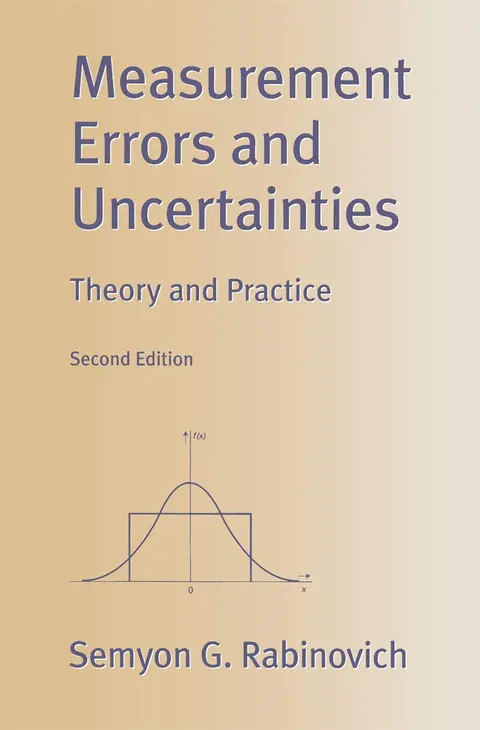 Cover of Measurement Errors and Uncertainties