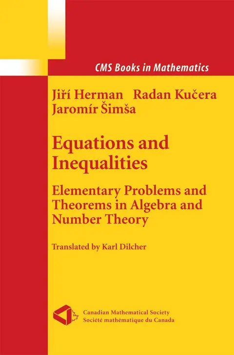 Cover of Equations and Inequalities
