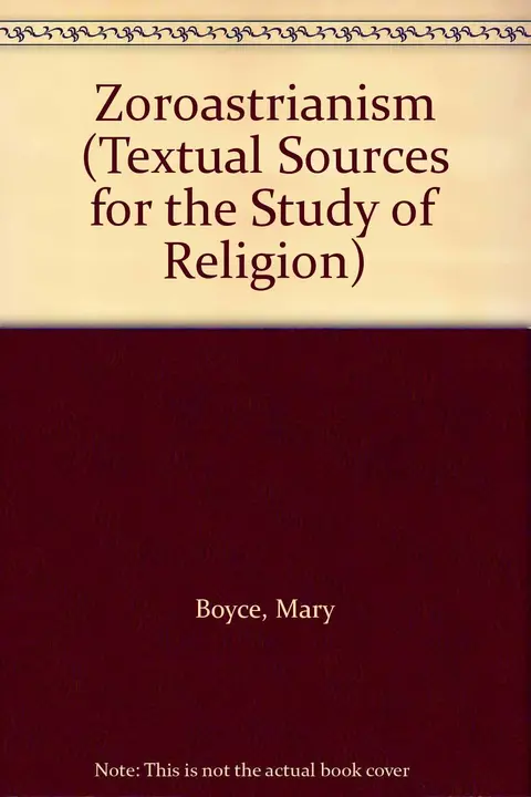 Cover of Zoroastrianism