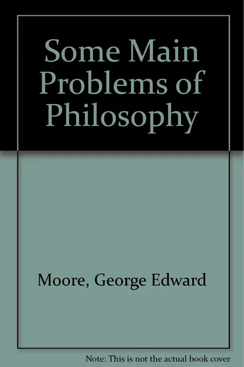 Cover of Some Main Problems of Philosophy