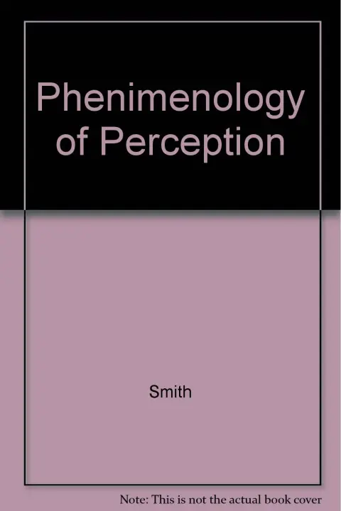 Cover of Phenimenology of Perception