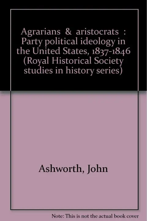 Cover of "Agrarians" & "aristocrats"