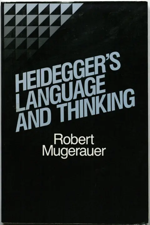 Cover of Heidegger's Language and Thinking