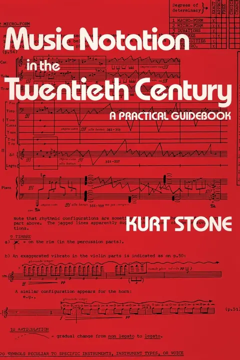 Cover of Music Notation in the Twentieth Century