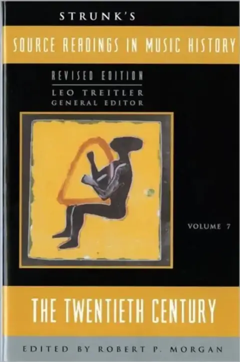 Cover of Strunk's Source Readings in Music History