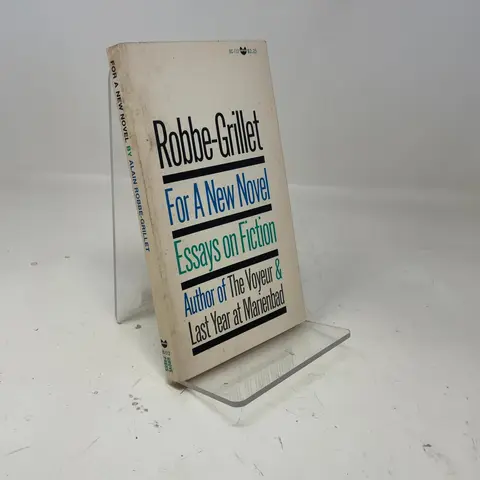 Cover of For a New Novel