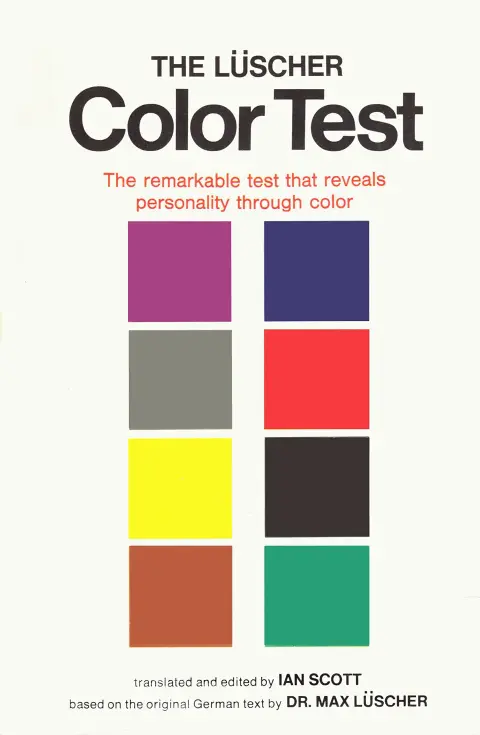 Cover of The Luscher Color Test