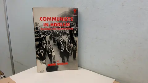 Cover of Communists in Harlem during the depression