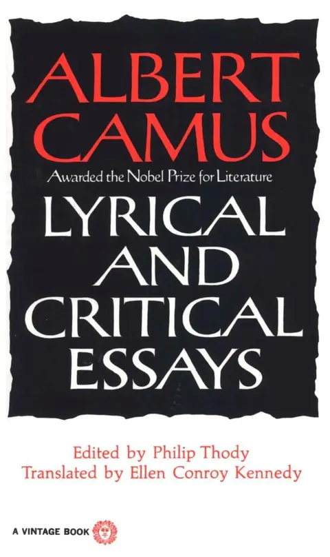 Cover of Lyrical and Critical Essays