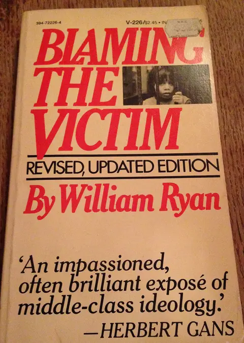Cover of Blaming the Victim