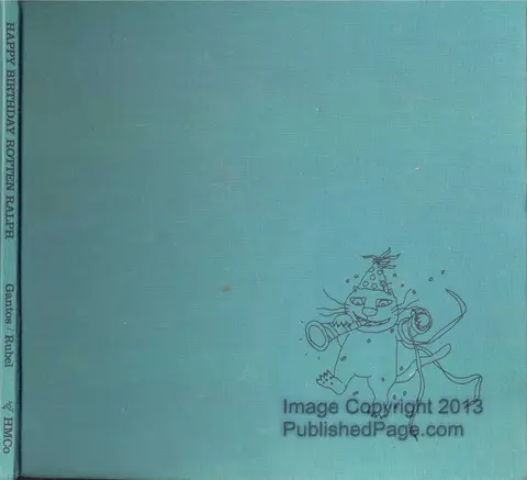 Cover of Happy Birthday, Rotten Ralph