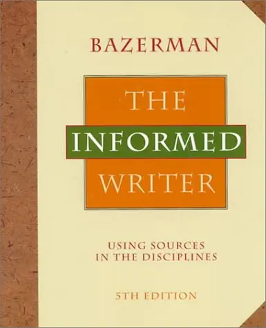 Cover of The Informed Writer