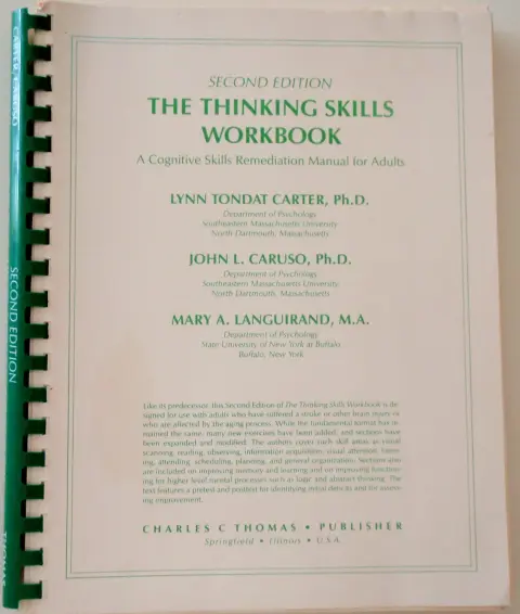 Cover of The Thinking Skills Workbook