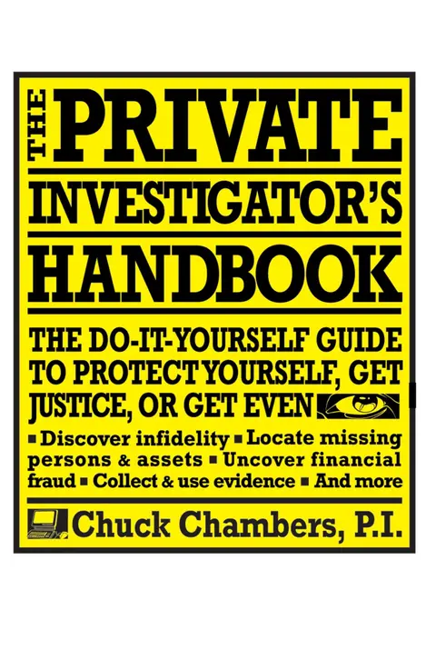 Cover of The Private Investigator Handbook