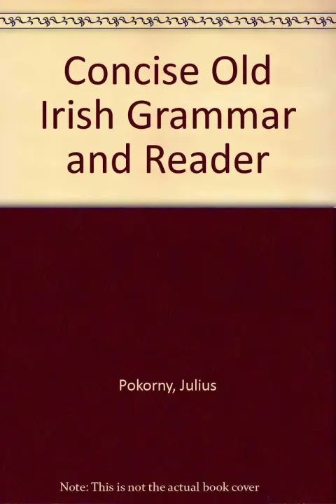 Cover of Concise Old Irish Grammar and Reader