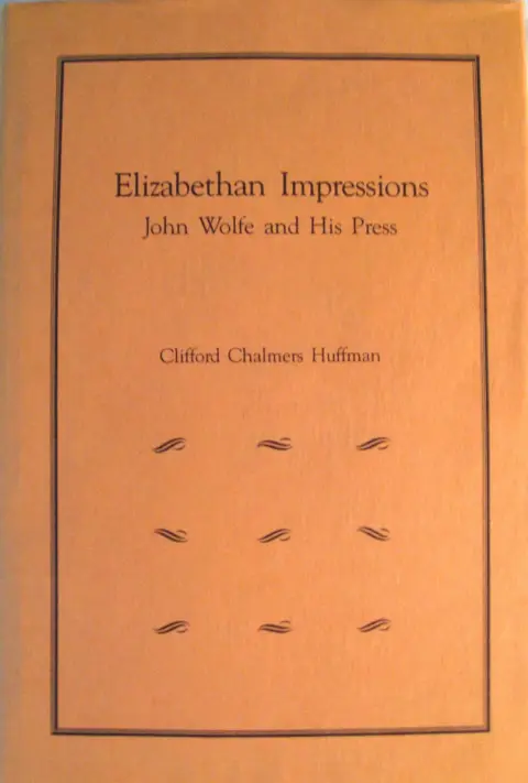 Cover of Elizabethan Impressions