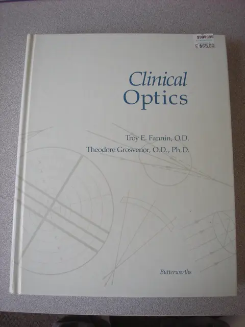Cover of Clinical Optics