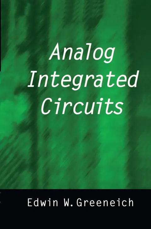 Cover of Analog Integrated Circuits