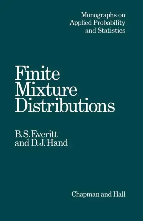 Cover of Finite Mixture Distribution