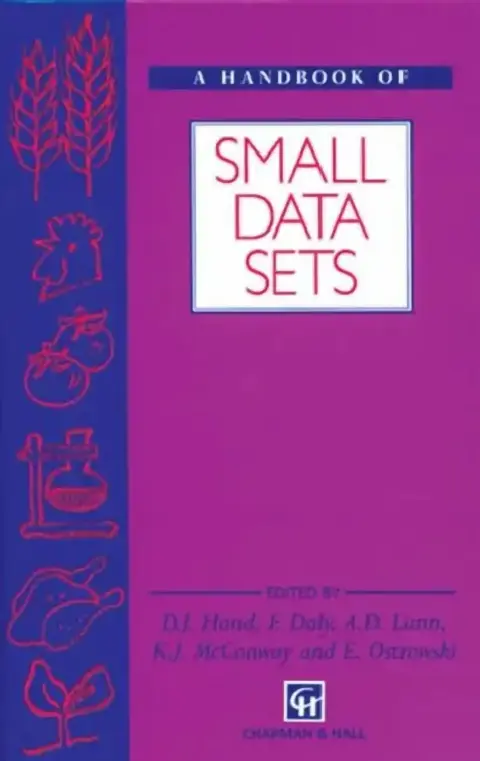 Cover of A Handbook of Small Data Sets