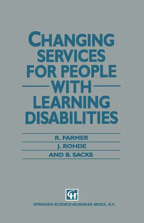 Cover of Changing Services for People with Learning Disabilities