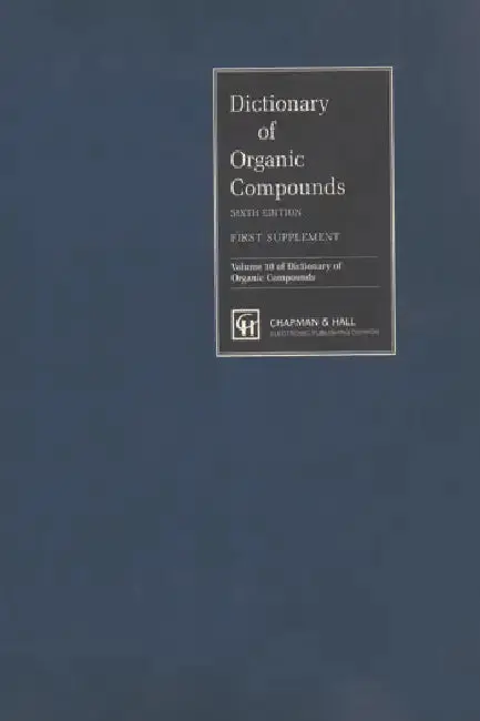 Cover of Dictionary of Organic Compounds, Supplement 1
