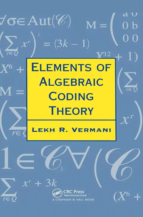 Cover of Elements of Algebraic Coding Theory