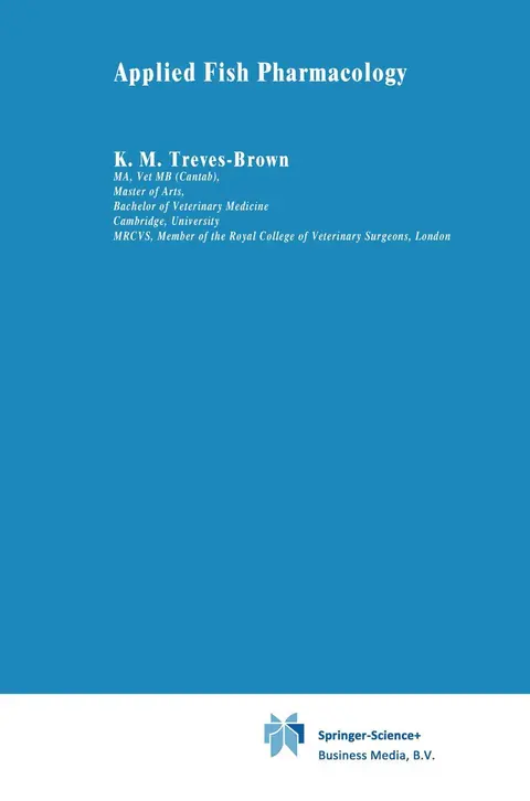 Cover of Applied Fish Pharmacology