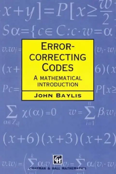 Cover of Error Correcting Codes