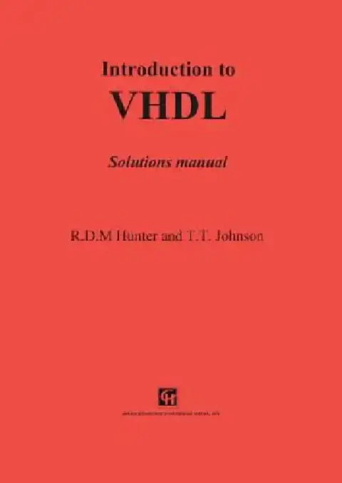 Cover of Introduction to VHDL