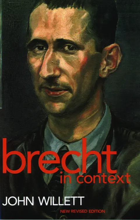 Cover of Brecht in Context