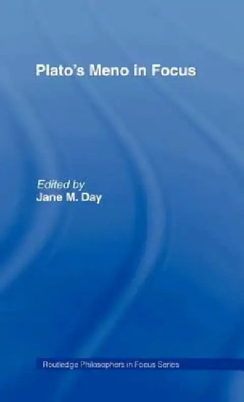 Cover of Plato's Meno In Focus