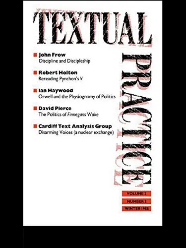 Cover of Textual Practice