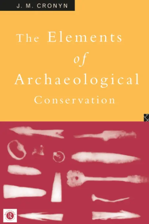 Cover of Elements of Archaeological Conservation