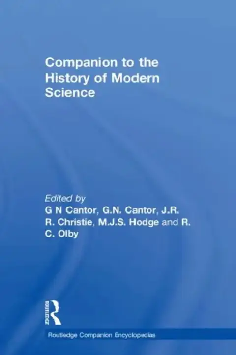 Cover of Companion to the History of Modern Science