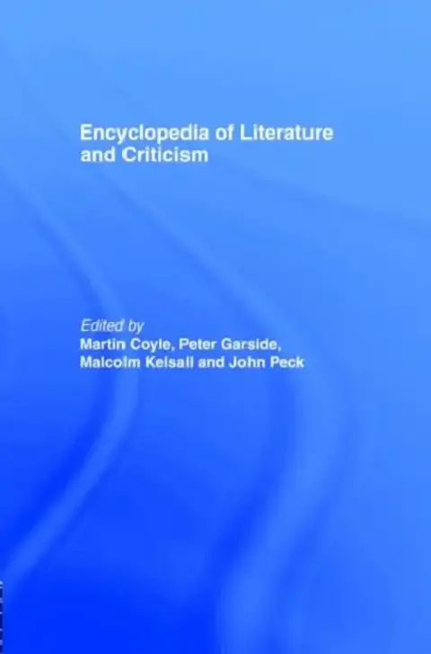 Cover of Encyclopedia of Literature and Criticism