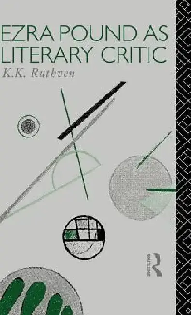 Cover of Ezra Pound as Literary Critic