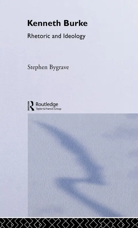 Cover of Kenneth Burke