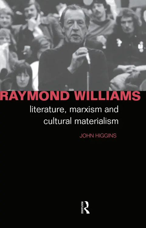 Cover of Raymond Williams