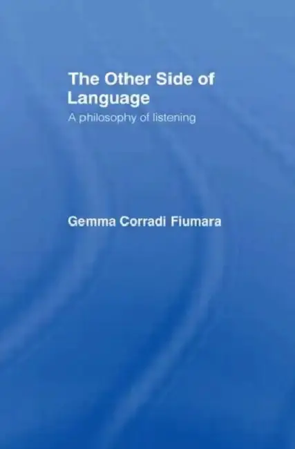 Cover of The Other Side of Language