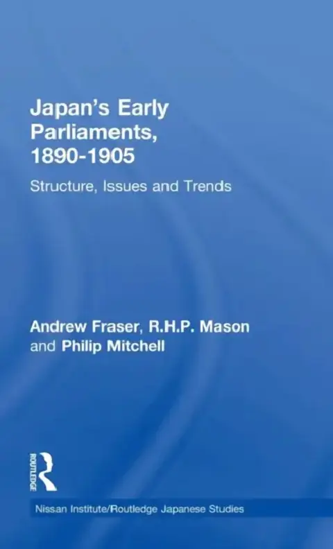 Cover of Japan's Early Parliaments, 1890-1905