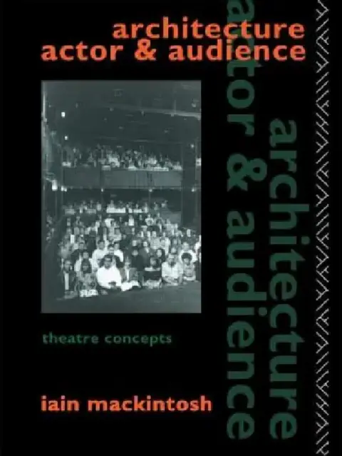 Cover of Architecture, Actor and Audience