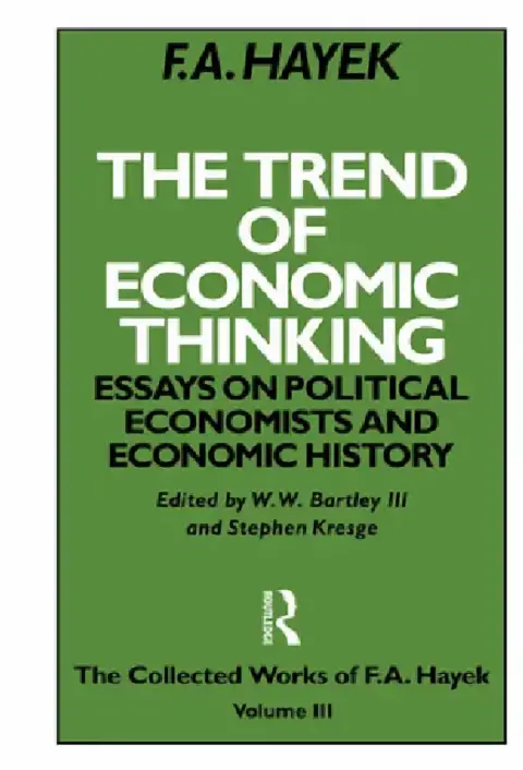 Cover of The Trend of Economic Thinking