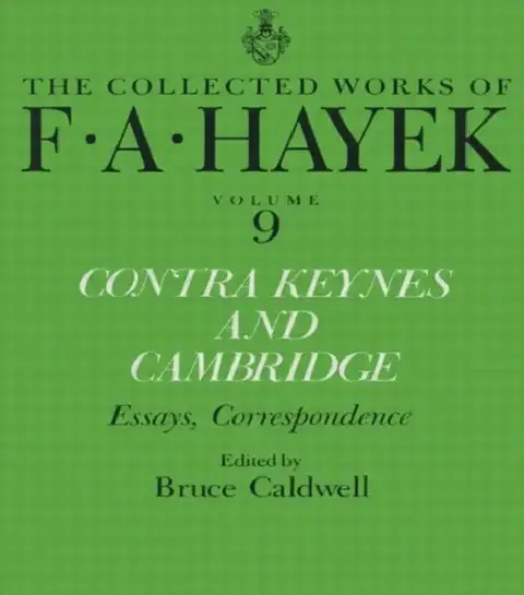Cover of Contra Keynes and Cambridge