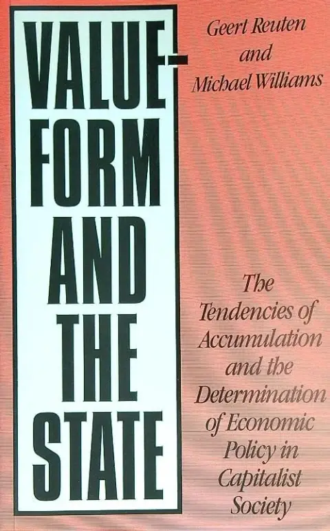 Cover of Value Form and the State