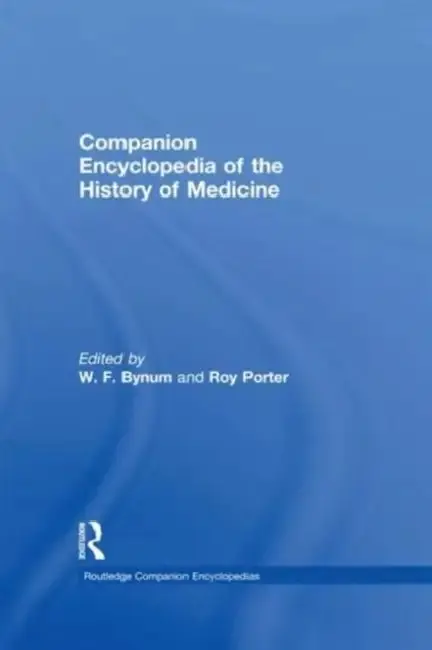 Cover of Companion Encyclopedia of the History of Medicine