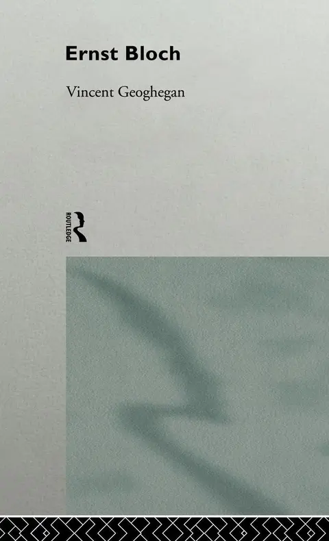 Cover of Ernst Bloch