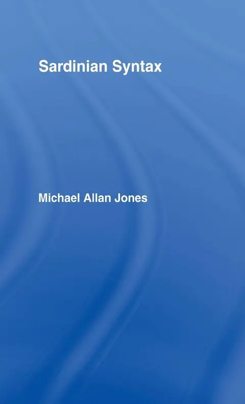 Cover of Sardinian Syntax