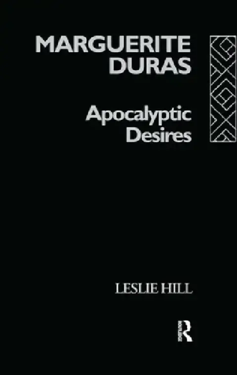 Cover of Marguerite Duras