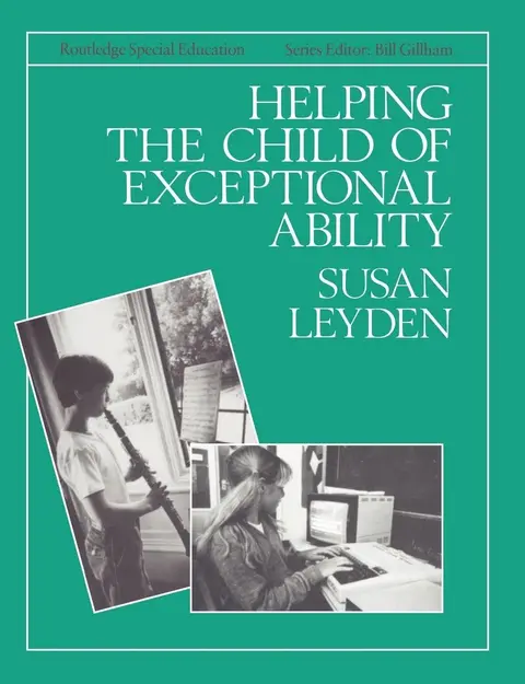 Cover of Helping the Child with Exceptional Ability